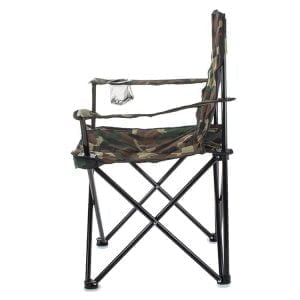 Turistični zložljiv stol z naslonom za roke