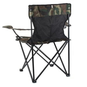 Turistični zložljiv stol z naslonom za roke