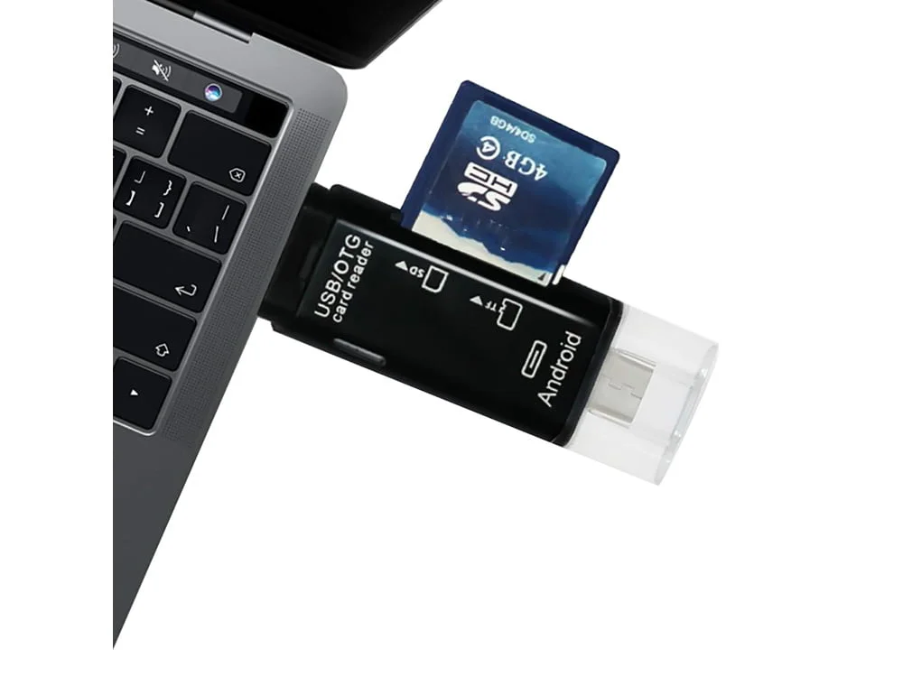 3v1 SD microSD čitalec pomnilniških kartic USB 3.0 C tape 480Mb/s - Image 5