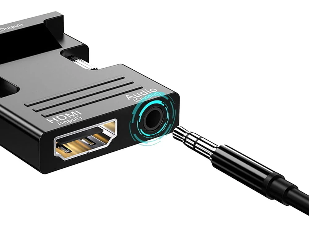 Adapter pretvornik iz HDMI v VGA + avdio AUX - Image 2