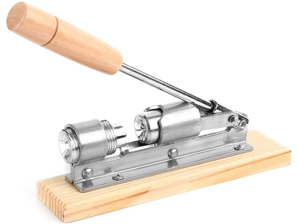 Močan inox drobilec za orehe in lešnike na stojalu terilec AKCIJA - Image 4