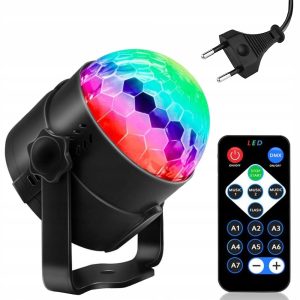 Disco LED RGB projektor svjetlosni efekt + daljinski