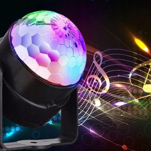 Alternativni prikaz svjetlosnog efekta Disco LED RGB projektora + daljinski upravljač
