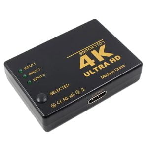 Preklopni razdelilnik HDMI ULTRA HD 4K delilnik spliter + daljinec