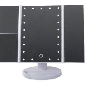 Povečevalno kozmetično ogledalo z 22 LED osvetlitvijo USB