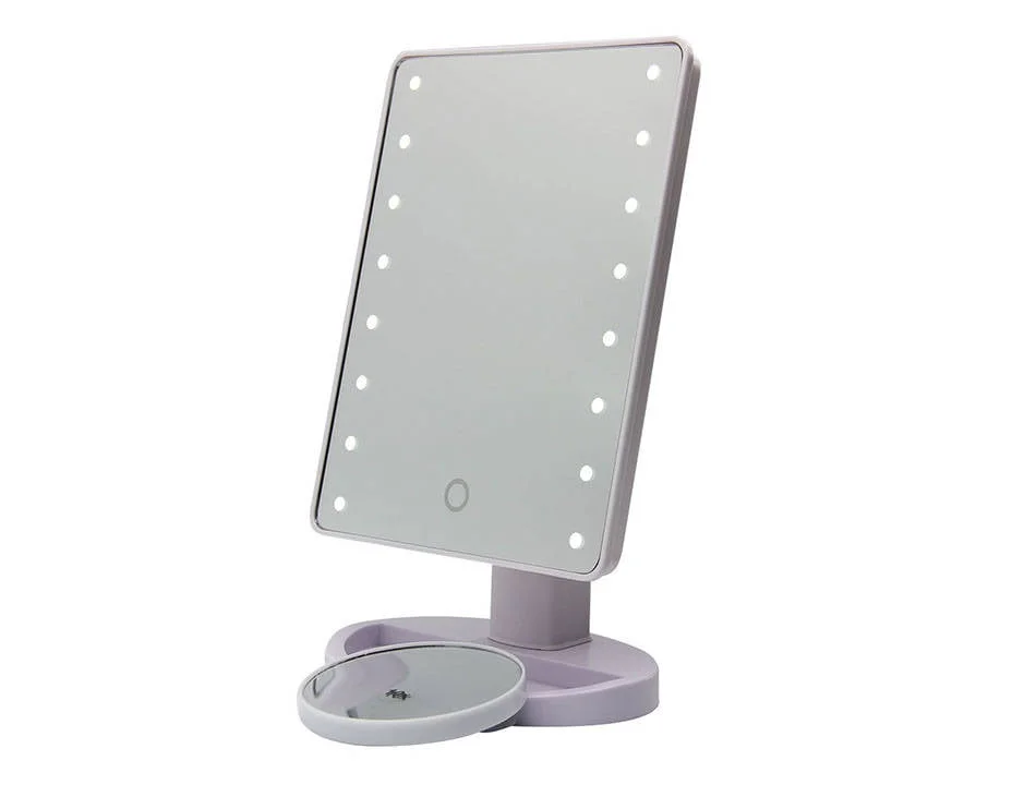 16LED osvetljeno kozmetično ogledalo vrtljivo - Image 2