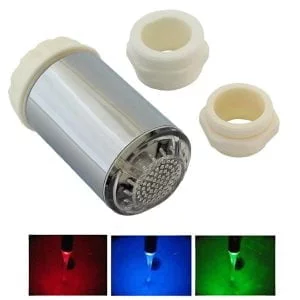 ECO RGB LED armatura za kromirane armature - senzor temperature + reduktori