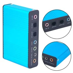 USB vanjska zvučna kartica 7.1 MIDI