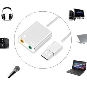 USB vanjska zvučna kartica 7.1 3D Surround