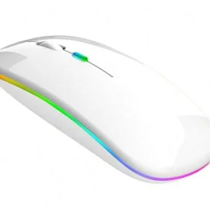 Bluetooth bežični punjivi optički miš 1600 DPI LED RGB