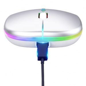 Bluetooth bežični punjivi optički miš 1600 DPI LED RGB 13 Bluetooth bežični punjivi optički miš 1600 DPI LED RGB