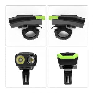 Set 3v1 USB akumulatorske LED kolesarske svetilke 4000mAh + števec in hupa 9 Set 3v1 USB akumulatorske LED kolesarske svetilke 4000mAh + števec in hupa