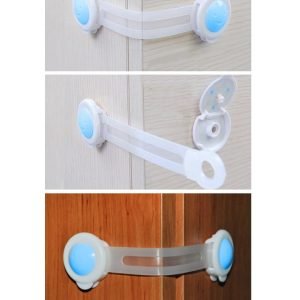 Samolepilna modra ključavnica zaščita predalov in vrat omaric 16cm