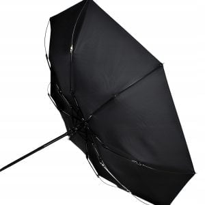Zložljiv avtomatski dežnik 108cm črn
