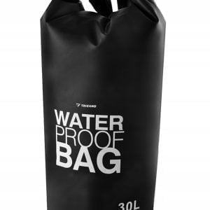 Vodotesna nepremočljiva torba 30L črna