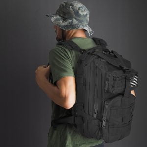Vojni taktički ruksak za preživljavanje 38L crni