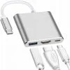 3u1 USB 3.0 USB-C HDMI na USB-C adapter