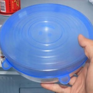 Set 6 fleksibilnih silikonskih pokrovov