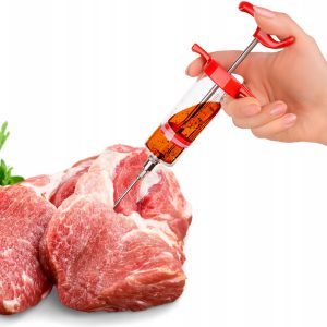 Injektor marinade za meso - brizga 50ml + 3 igle 28 Injektor za marinadu s brizgom od 50ml i tri igle