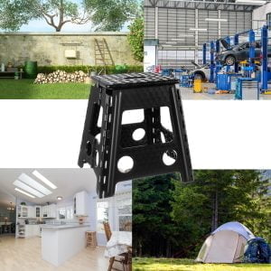 Zložljiva plastična stopnica in prenosni tabure 39cm