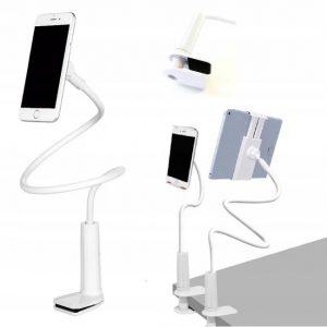 Univerzalni fleksibilni držač za tablet ili telefon 70 cm bijeli 10 Univerzalni fleksibilni držač za tablet ili telefon 70 cm bijeli