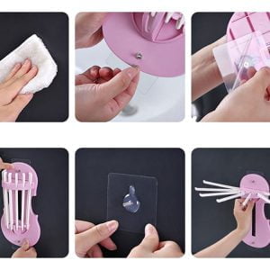 Stensko držalo za kuhinjske brisače samolepilno