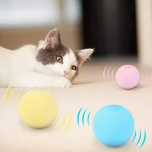 Balle interactive pour chat, diamètre 45 mm