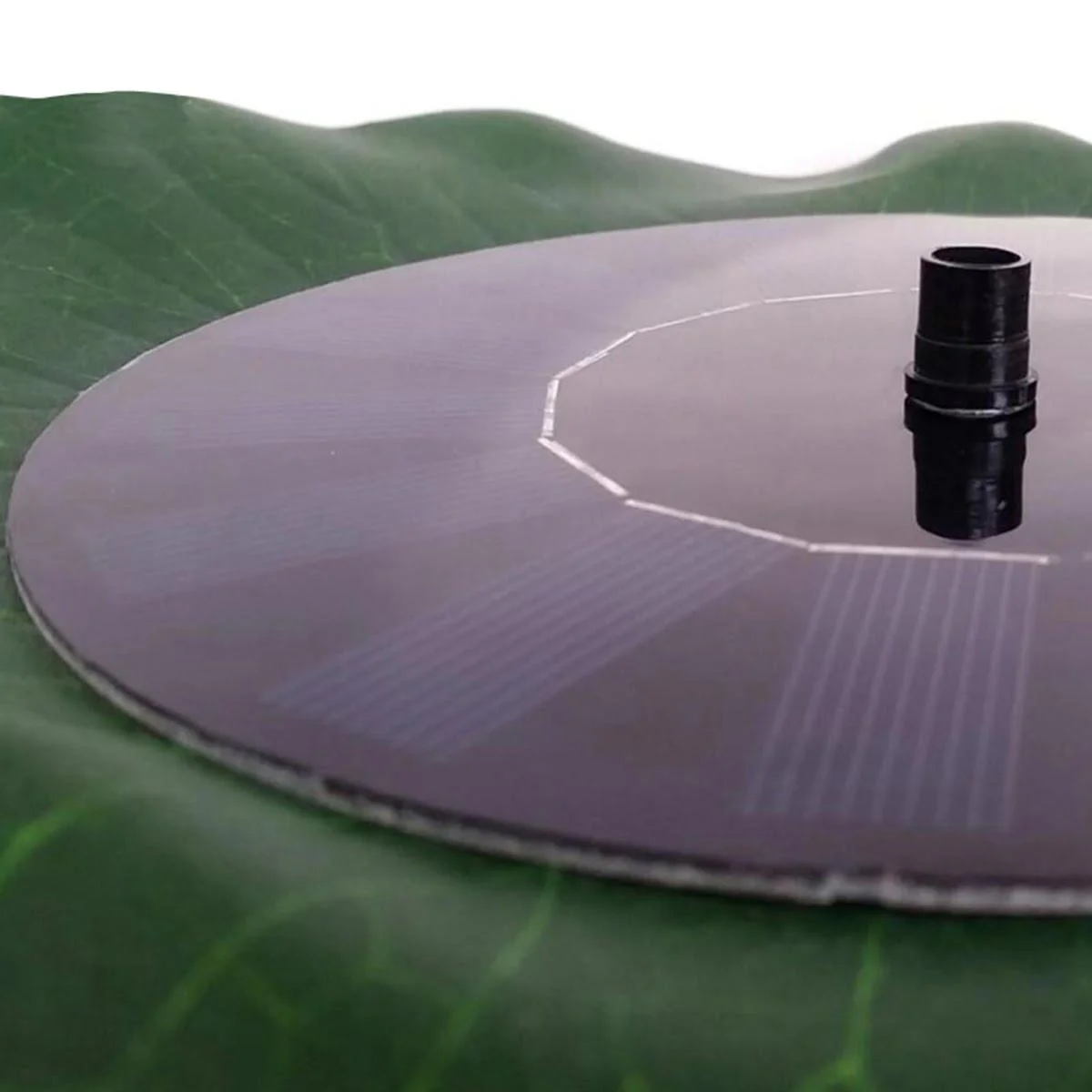 Solarna plavajoča vrtna fontana na listu - črpalka za ribnike - Image 4