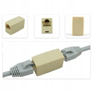 RJ45 omrežni I člen spojnik UTP adapter - vtični konektor