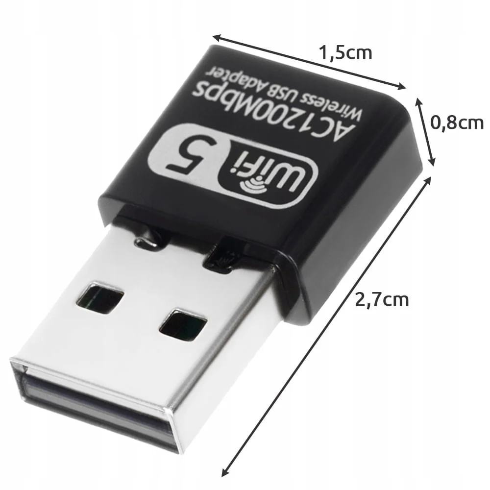 USB adapter WIFI wireless mrežna kartica 1200Mbps 5G - Image 2