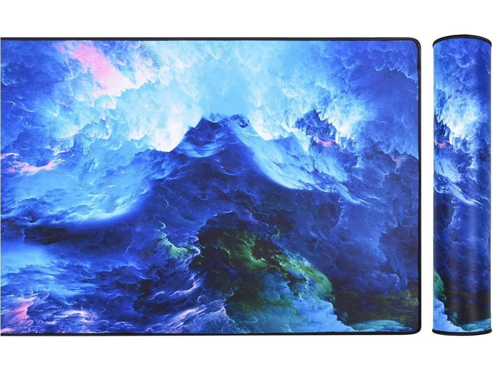 Osvetljena XL LED RGB računalniška podloga za miško in tipkovnico 80x30cm COSMOS - Image 11