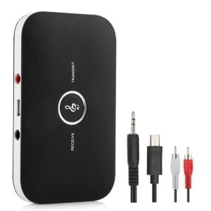 Aku. 2v1 avdio oddajnik in sprejemnik bluetooth adapter A2DP