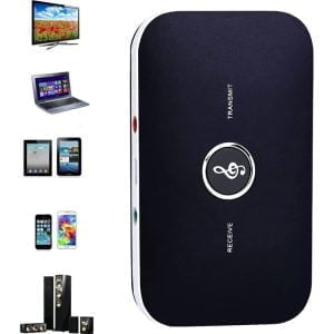 Aku. 2v1 avdio oddajnik in sprejemnik bluetooth adapter A2DP