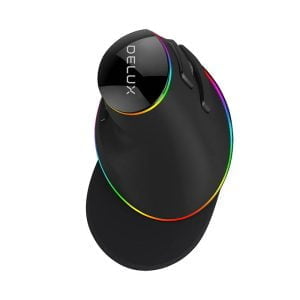 Ergonomski okomiti optički miš 4000DPI LED RGB