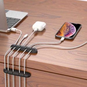 10cm organizer za kable - samolepilno držalo