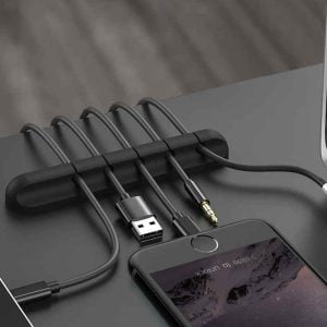 10cm organizer za kable - samolepilno držalo