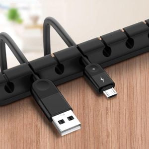 10cm organizer za kable - samolepilno držalo