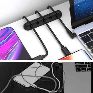 10cm organizer za kable - samolepilno držalo