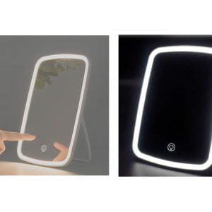 Kozmetičko ogledalo s punjivim USB dodirnim LED osvjetljenjem