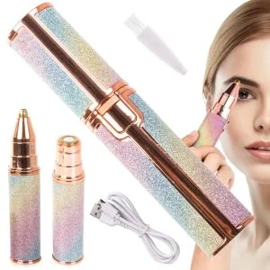 2 u 1 baterija. epilator za uklanjanje dlačica s LED lampom