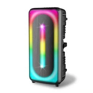 Alternative view of FM USB karaoke zvočnik Bluetooth 150W + daljinec in mikrofon LED RGB AKCIJA