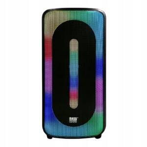 Karaoke zvočnik Bluetooth z mikrofonom, daljincem in LED RGB lučmi