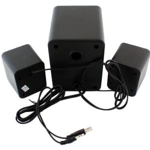 Stereo + subwoofer 2.1 USB računalni zvučnici
