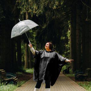 Unisex univerzalni kolesarski dežni pončo - palerina 13 Unisex univerzalni kolesarski dežni pončo - palerina