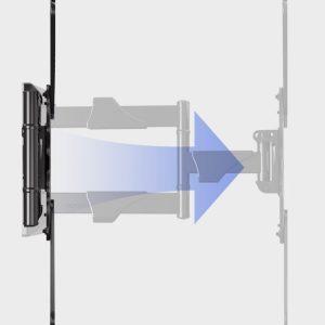 Univerzalni močan gibljiv TV nosilec 32-58" do 27kg