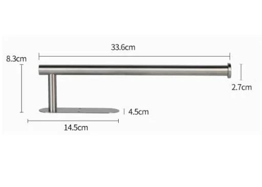 Inox samolepilno držalo za papirnate brisačke 34cm 3M - Image 8