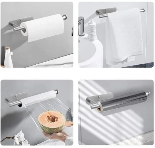 Inox samolepilno držalo za papirnate brisačke 34cm 3M - Image 10