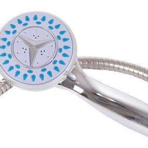 Tuš ročka 3 funkcijska glava 22cm + cev 110cm in držalo