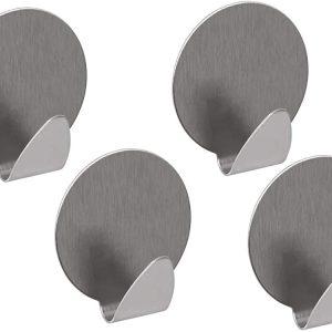 Set 4x inox samolepilnih kljukic - kavljev