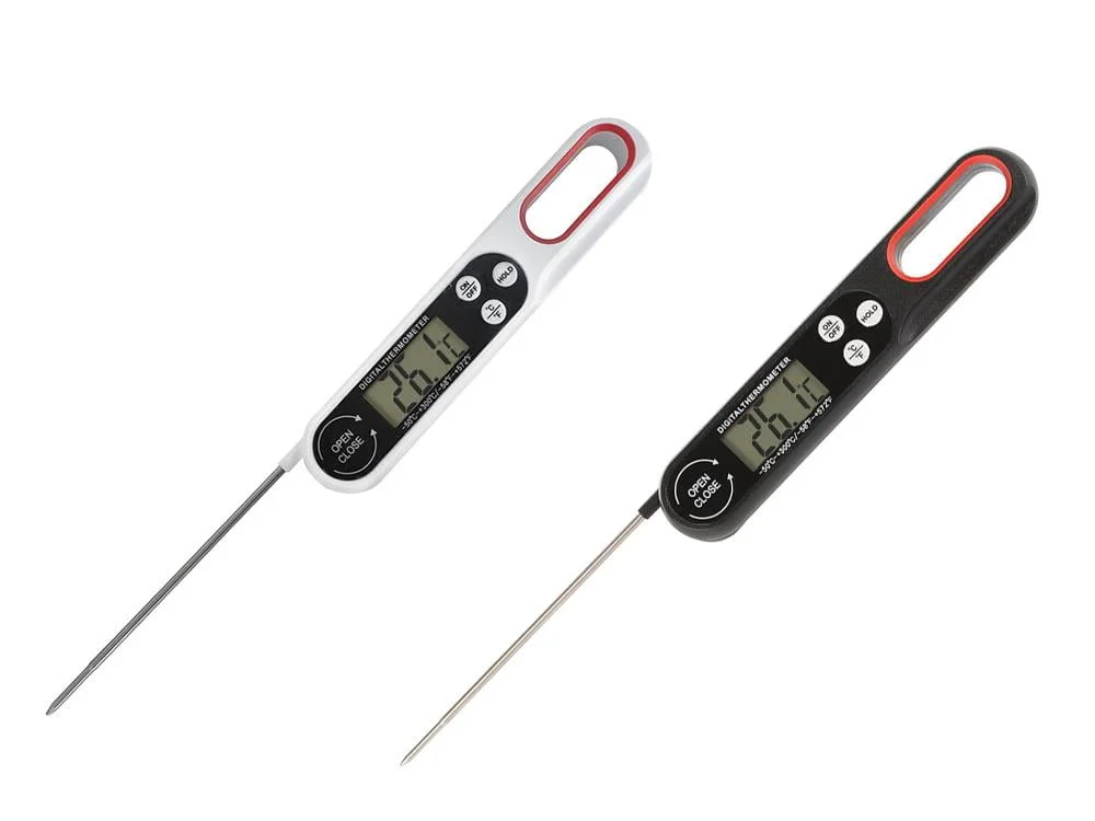 Zložljiv LCD kuhinjski termometer za meso in tekočine do 300°C - Image 6